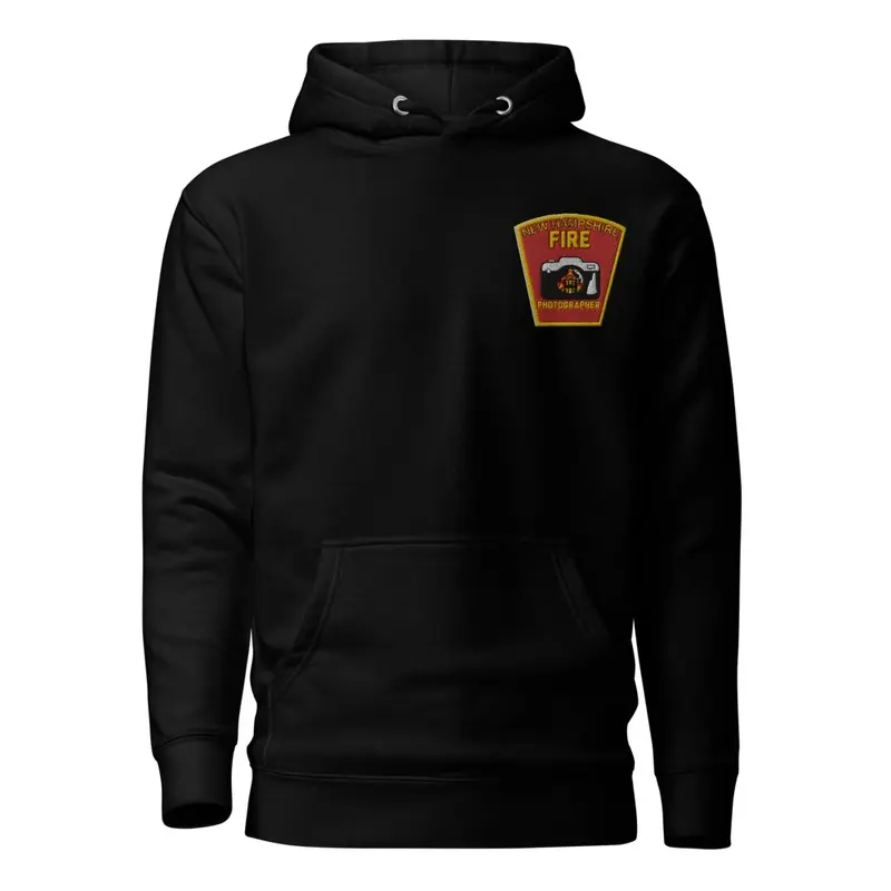 NH Fire Photographer Hoodie Embroidered